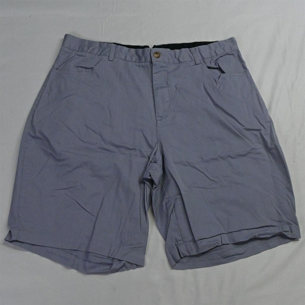 Short Par 4‎ 36 x 10" Blue Gray Golf Flex Chino Shorts